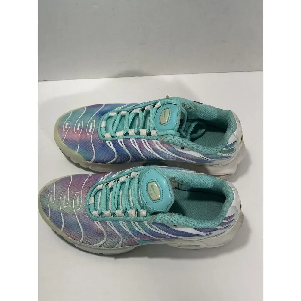 Nike Air Max Plus Blue Running Shoes Sneakers BV1239-100 Girl Youth Sz 4Y -W 5.5